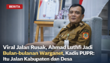 Warganet Soroti Jalan Rusak, Ahmad Luthfi Jadi Sasaran Kritikan