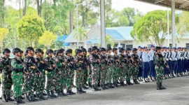44 Personel Yonko 463 Pasgat TNI AU Siap Bertugas di Perbatasan RI–PNG (dok.INDONESIA DEFENSE/ig : @korpasgat_tniau)