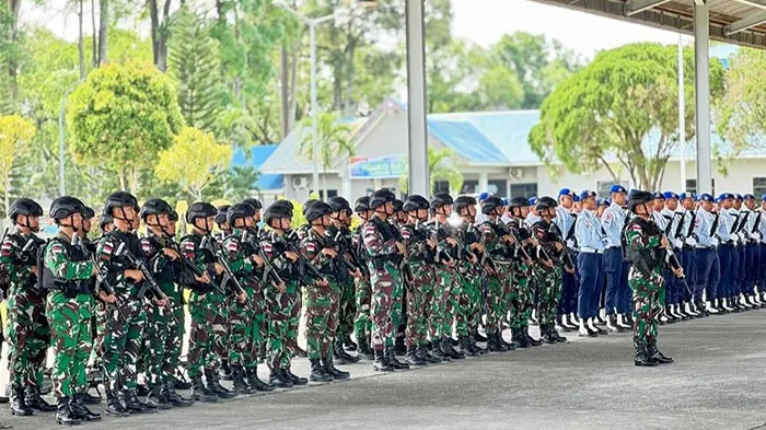 44 Personel Yonko 463 Pasgat TNI AU Siap Bertugas di Perbatasan RI–PNG (dok.INDONESIA DEFENSE/ig : @korpasgat_tniau)