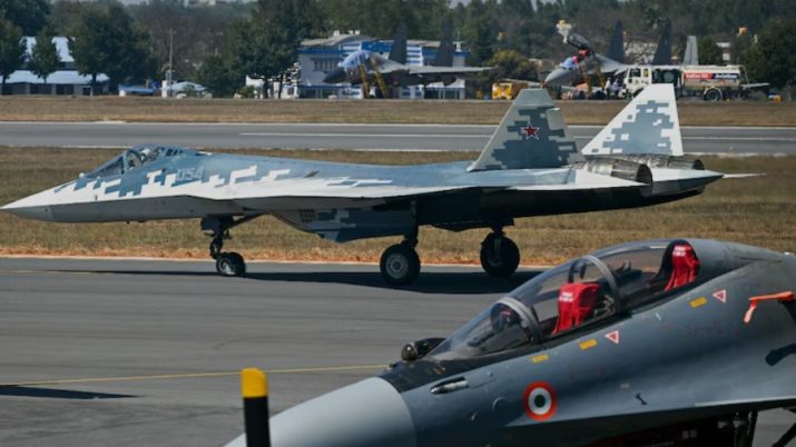 India Lebih Dekat ke Akuisisi Jet Tempur Su‑57 Rusia ( dok.AFP/ AIRSPACE REVIEW )