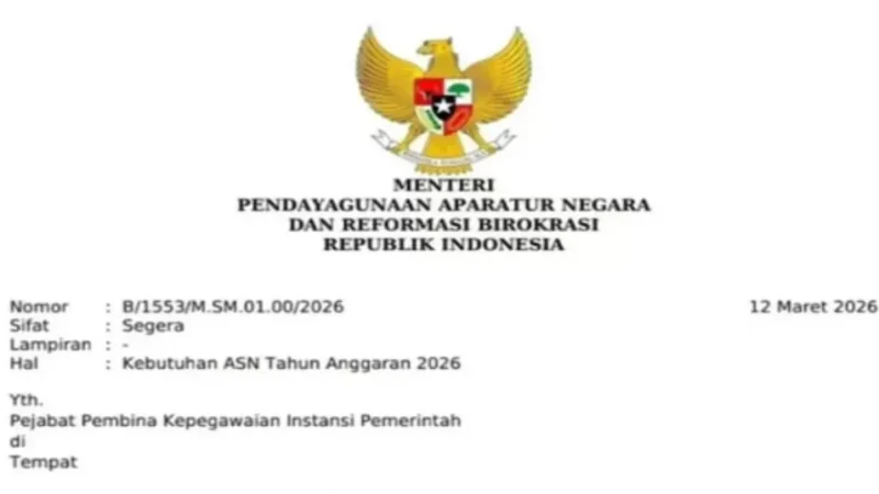 Kabar CPNS 2026 Menguat, Pemerintah Mulai Susun Kebutuhan ASN (do.Radarkediri)
