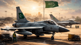 Jet Tempur Pakistan Disebut Ikut Jaga Wilayah Arab Saudi, Ini yang Terjadi (AI)