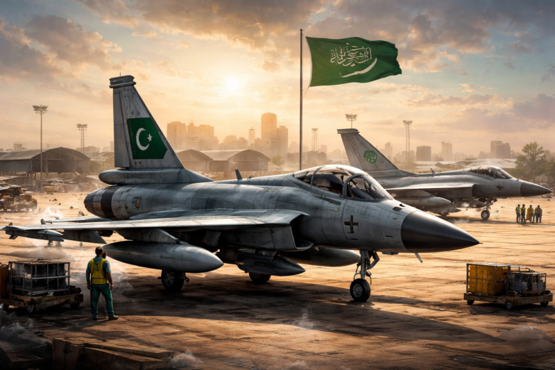 Jet Tempur Pakistan Disebut Ikut Jaga Wilayah Arab Saudi, Ini yang Terjadi (AI)