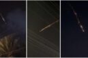 Benda bercahaya melintasi langit di Lampung (Foto: (Foto: Istimewa/Tangkapan Layar)