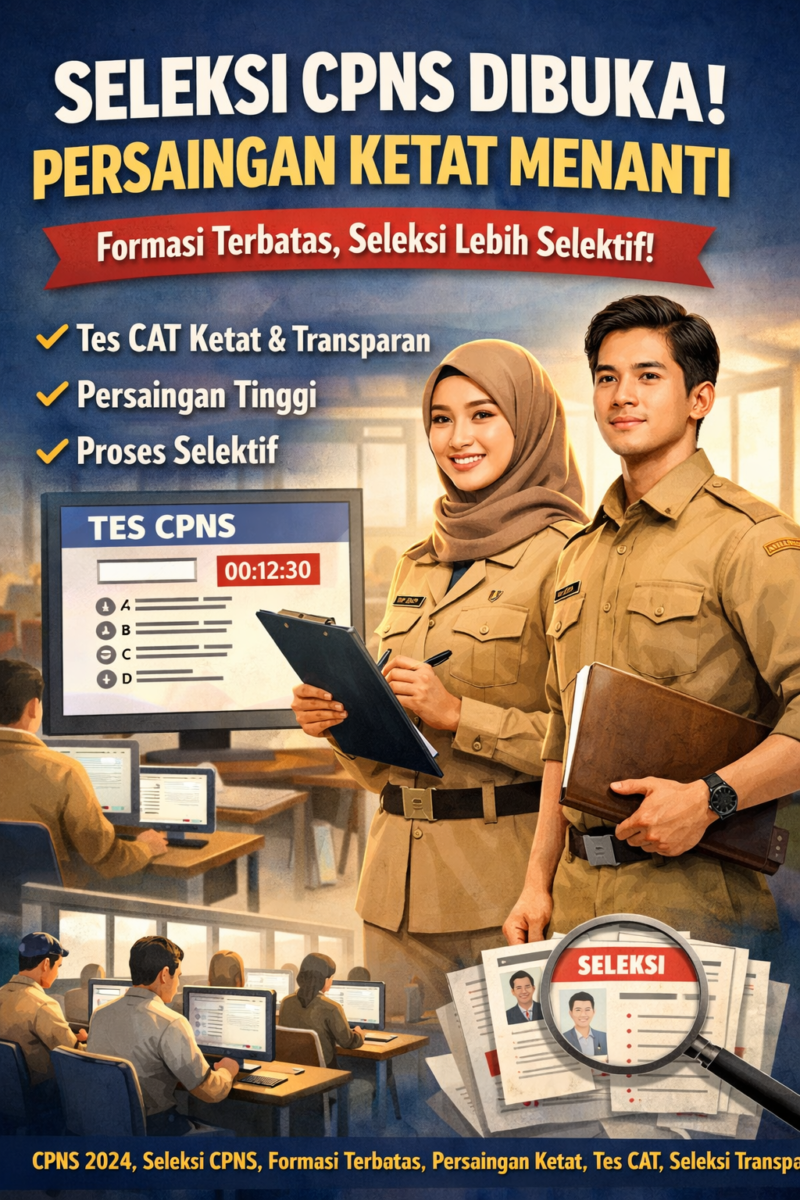 Seleksi CPNS 2026: Formasi Lebih Selektif, Persaingan Ketat