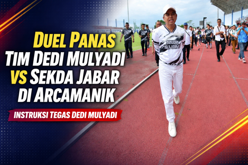 Duel Tim Dedi Mulyadi vs Sekda Jabar di Arcamanik