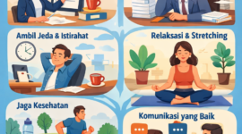 Cara Mengurangi Stres Kerja Secara Efektif