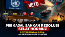 PBB Gagal Sahkan Resolusi Pembukaan Selat Hormuz ( AI )