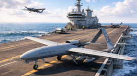 Italia Pilih Drone Bayraktar TB3 untuk Perkuat Kapal Induk Cavour