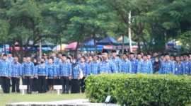 Upacara Peringatan Hari Otonomi Daerah ke-30 di Alun-Alun Rumah Jabatan Gubernur NTT, Sabtu 2026 April 2026. (Foto: Humas Pemprov)