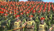 Suasana Perayaan HUT ke-80 TNI di Monas. (Sekretariat Presiden)