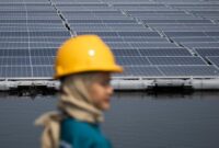 PLN Jalankan 21 Proyek PLTS, Tekan Penggunaan BBM (dok.ANTARA/Aprillio Akbar/detikfinance)