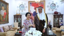 Megawati terima Dubes Arab Saudi (Foto: dok. istimewa)