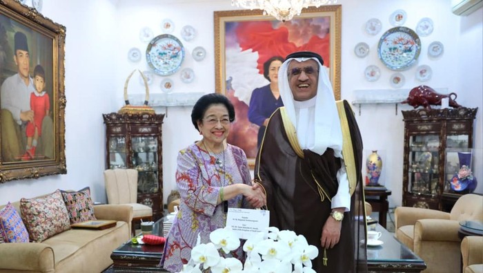 Megawati terima Dubes Arab Saudi (Foto: dok. istimewa)