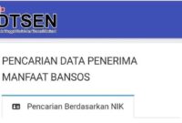 Pakai NIK, Cara Mudah Cek Bansos dan Desil DTSEN (Foto: Kemensos)