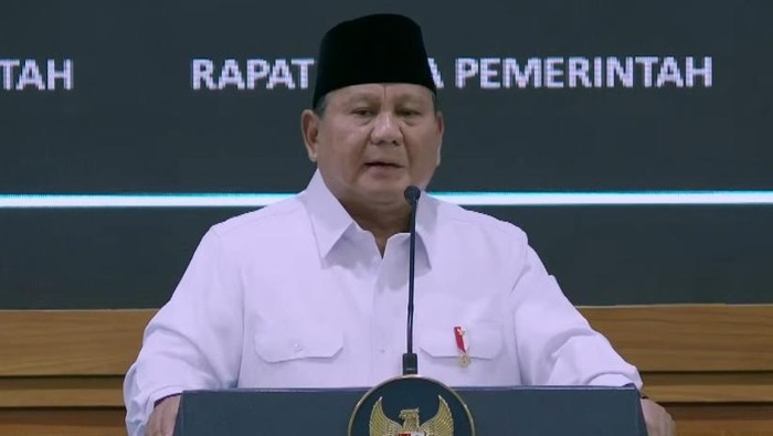 Presiden Prabowo Subianto. (dok. YouTube Setpres)