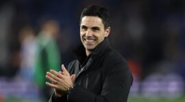 Arsenal Lolos ke Semifinal Liga Champions, Arteta: Ini Momen Luar Biasa ( poto : dok.(Action Images via Reuters/Paul Childs/CNN Indonesia )