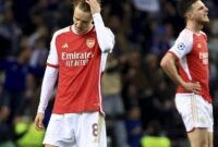 Arsenal Terancam Gagal ke Final! Odegaard & Havertz Absen, Arteta Hadapi Krisis Besar Lawan Atletico.( Poto : AP Photo/Luis Vieira/BRI SUPER LEAGUE )