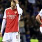 Arsenal Terancam Gagal ke Final! Odegaard & Havertz Absen, Arteta Hadapi Krisis Besar Lawan Atletico.( Poto : AP Photo/Luis Vieira/BRI SUPER LEAGUE )