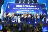 Gubernur Jambi Al Haris mendorong pengusaha muda Jambi untuk naik kelas dan bersaing di tingkat nasional melalui ajang Munas HIPMI 2026.( Poto : editornews.id ).