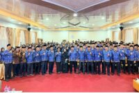 Resmi Dilantik, 180 PNS Baru Kemenag Jambi Diminta Jaga Integritas dan Bersiap Jadi Pemimpin Masa Depan( Poto : JAMBIEKSPRES.CO.ID ).
