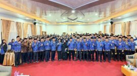 Resmi Dilantik, 180 PNS Baru Kemenag Jambi Diminta Jaga Integritas dan Bersiap Jadi Pemimpin Masa Depan( Poto : JAMBIEKSPRES.CO.ID ).