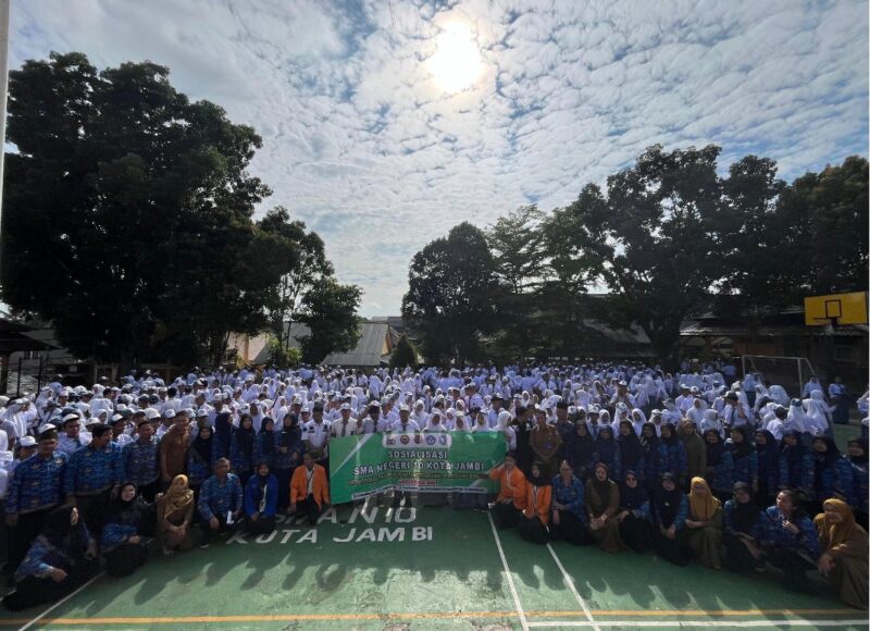 sosialisasi pencegahan radikalisme sekolah.( Poto :  JAMBIlink ).