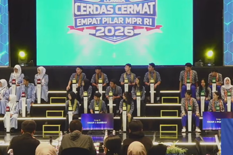 MPR mengapresiasi sikap SMAN 1 Sambas dan SMAN 1 Pontianak yang menolak final ulang LCC Empat Pilar Kalbar 2026.( Poto : istimewa ).