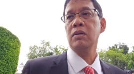 Purbaya di Istana Negara, Jumat (22/5/2026).(Poto : kompas.com ).