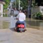 Tanggul Widodaren Jebol, Dua Desa di Pati Banjir( Poto : kompas.com )