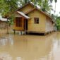 Luapan Krueng Peuto kembali memicu banjir di Kecamatan Lhoksukon dan merendam ratusan rumah warga.( Poto : kompas.com )
