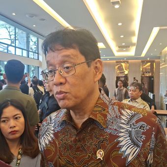 Menteri Keuangan Purbaya Yudhi Sadewa di Kemenko Perekonomian, Jakarta, Selasa (26/5/2026)(KOMPAS.com/DEBRINATA RIZKY)