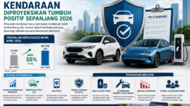 Industri asuransi kendaraan diproyeksikan tumbuh positif pada 2026 didorong peningkatan penjualan mobil, perkembangan kendaraan listrik, digitalisasi insurtech.( Poto : ChatGPT ).