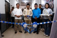 Bupati Tanjung Jabung Barat, Drs. H. Anwar Sadat, M.Ag.,Youth Center dan Co-Working Space di Tanjung Jabung Barat( Poto : JAMBIlink ).