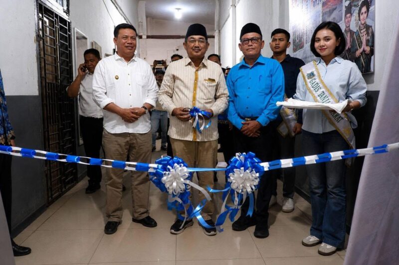 Bupati Tanjung Jabung Barat, Drs. H. Anwar Sadat, M.Ag.,Youth Center dan Co-Working Space di Tanjung Jabung Barat( Poto : JAMBIlink ).