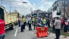 Kecelakaan maut di Jambi kembali terjadi di kawasan Terminal Alam Barajo, Kota Jambi.( Poto : TribunJambi.com ).