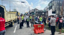 Kecelakaan maut di Jambi kembali terjadi di kawasan Terminal Alam Barajo, Kota Jambi.( Poto : TribunJambi.com ).