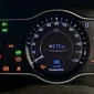 Konsep digital desain kendaraan listrik masa depan yang mengadopsi garis bodi hatchback klasik.
