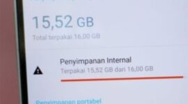 ilustrasi memori HP penuh ( Poto : istimewa ).