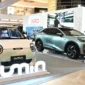 Changan memperkenalkan Deepal S07 dan Lumin di Indomobile Expo 2026 dengan konsep mobil listrik urban modern, teknologi cerdas.( Poto : ANTARA ).