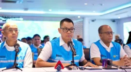 PLN mengungkap cuaca buruk memicu blackout listrik Sumatera( Poto : ANTARA ).