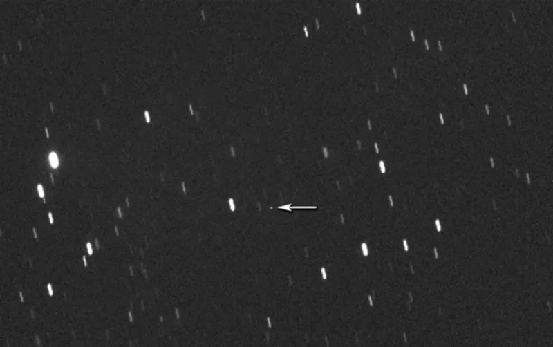 Potret jarak asteroid 2026 JH2.(Sumber: virtual telescope)