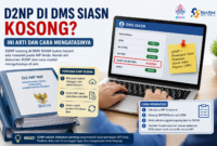 Infografis D2NP di DMS SIASN: arti, penyebab kosong, dan cara mengatasinya CPNS.( Poto : chatGPT ).