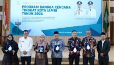 Perumda Air Minum Tirta Mayang Kota Jambi dan Institut Agama Islam Muhammad Azim (IAIMA) Jambi melalui penandatanganan MoU di Aula Griya Mayang, Kamis (21/05/2026).( Poto : JAMBIlink).