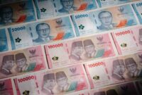 Ilustrasi pergerakan rupiah terhadap dolar AS. dok: Bloomberg