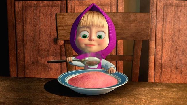 Berikut sinopsis episode terpopuler Masha and the Bear di YouTube hingga masuk Guinness World Records. ( Poto : CNN Indonesia