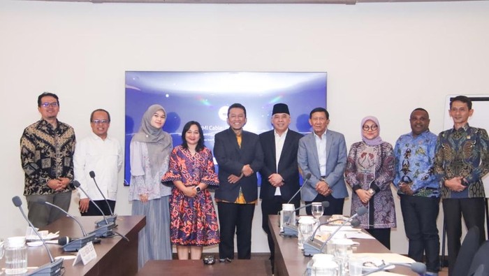 Ekonomi nasional menjadi sorotan dalam Focus Group Discussion (FGD) yang digelar Badan Pengkajian MPR RI di Depok, Senin (25/5/2026).( Poto : detikcom )