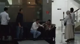 Muhadjir Effendy datang ke KPK untuk menjalani pemeriksaan.( Poto : SindoNews ).