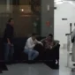 Muhadjir Effendy datang ke KPK untuk menjalani pemeriksaan.( Poto : SindoNews ).