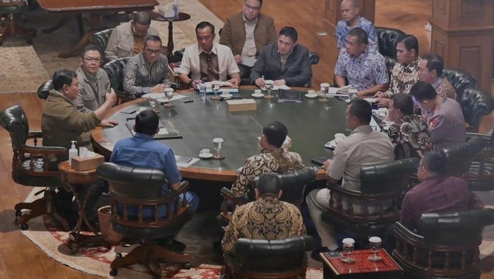 Prabowo memimpin ratas (dok istimewa)